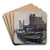 Schiffe im Hamburger Hafen by Otto Geigenberger Art Drink Coaster set