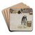 Washing on the Ice by Pekka Halonen Art Drink Coaster set