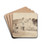 Houses at Kilmallock by Thomas Crofton Croker Drink Coasters - set of 4