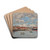 Le Havre, le bassin des docks by Eugne Boudin Drink Coasters - set of 4