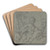The Holy Family with the Infant Saint John the Baptist by Giovanni Battista Salvi da Sassoferrato Art Drink Coaster set