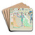 The Young Couple by Wassily Kandinsky Art Drink Coaster set
