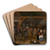The Wedding Feast by Jan Steen Art Drink Coaster set
