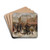Weihnachtsmarkt am Hof in Wien by Ernst Juch Drink Coasters - set of 4