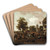 The Fair at Oegstgeest by Jan Steen Art Drink Coaster set