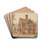 A Lodge at Cassiobury by William Henry Hunt Drink Coasters - set of 4