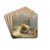 Sturm am Hafen by Andreas Achenbach Drink Coasters - set of 4