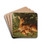 A Doe with Fawn by Carl Schweninger, Jr Drink Coasters - set of 4