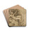 Procris and Cephalus by Fontainebleau School Drink Coasters - set of 4