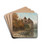 Le Chteau de Chillon, Lake Geneva by Gustave Courbet Drink Coasters - set of 4