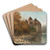 Le Chteau de Chillon, Lake Geneva by Gustave Courbet Art Drink Coaster set