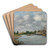 View of the Port of Saint-Valry-sur-Somme by Eugne Boudin Art Drink Coaster set View of the Port of Saint-Valry-sur-Somme by Eugne Boudin Art Drink Coaster set
