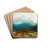 Resting on the riverbank in the Caucasus by Paul von Franken Drink Coasters - set of 4