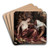 Vertumnus and Pomona by Anthony van Dyck Art Drink Coaster set