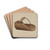Grain Scoop by LeRoy Griffith Drink Coasters - set of 4