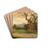 By the Wayside Cross by Josef Willroider Drink Coasters - set of 4
