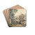 A stagecoach halting at a country inn by Samuel Howitt Drink Coasters - set of 4 A stagecoach halting at a country inn by Samuel Howitt Drink Coasters - set of 4