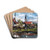 Landschaft mit Kirche by Otto Geigenberger Drink Coasters - set of 4