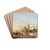 Hoorn on the Zuiderzee, Holland by Pieter Cornelis Dommersen Drink Coasters - set of 4 Hoorn on the Zuiderzee, Holland by Pieter Cornelis Dommersen Drink Coasters - set of 4
