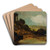 Landschaft mit Ruine by Joseph Hasslwander Art Drink Coaster set
