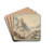 MountainousLandscape by School of Jan Brueghel the Elder Drink Coasters - set of 4