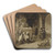 Die Darstellung im Tempel by Johann Ernst Constantin Plesch Art Drink Coaster set