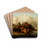 View of Sandomierz from the Vistula River by Jzef Szermentowski Drink Coasters - set of 4 View of Sandomierz from the Vistula River by Jzef Szermentowski Drink Coasters - set of 4