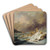 A Shipwreck by Claude-Joseph Vernet Art Drink Coaster set