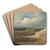 Landscape with Limekiln by Copley Fielding Art Drink Coaster set Landscape with Limekiln by Copley Fielding Art Drink Coaster set