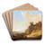 Mountainous Landscape with the Ruins of a Castle by Aelbert Cuyp Art Drink Coaster set