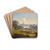 Blick auf Gmunden mit Schloss Orth by Johann Wilhelm Jankowski Drink Coasters - set of 4