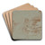 Draperistudier by Carlo Maratti Art Drink Coaster set