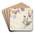 Study of mountain flowers by Ladislav Mednynszky Art Drink Coaster set