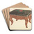 Footstool by Frank Eiseman Art Drink Coaster set