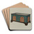 Pa. German Chest by Betty Jean Davis Art Drink Coaster set
