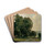 Motiv aus dem Prater  Krieau by Emil Jakob Schindler Drink Coasters - set of 4