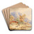 Berghtte am See by Anton Doll Art Drink Coaster set