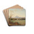 Blick auf die Festung Hohensalzburg by Josef Mayburger Drink Coasters - set of 4