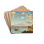 A Scene on Lake Attersee by Anton Hlavacek Drink Coasters - set of 4