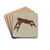 Toy Cannon by Albert Geuppert Drink Coasters - set of 4