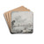The Venetian lagoon with ruins and figures by Giacomo Guardi Drink Coasters - set of 4