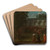Cornelis Calkoen on his Way to his Audience with Sultan Ahmed III by Jean Baptiste Vanmour Art Drink Coaster set Cornelis Calkoen on his Way to his Audience with Sultan Ahmed III by Jean Baptiste Vanmour Art Drink Coaster set