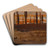 Small Landscape (Evening Ambiance) by Hans Sandreuter Art Drink Coaster set