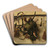 Still life with falconry instruments by Christoffel Pierson Art Drink Coaster set Still life with falconry instruments by Christoffel Pierson Art Drink Coaster set