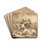 A Battle Scene by Ferdinand Kobell Drink Coasters - set of 4