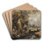 Dedham Lock by John Constable Art Drink Coaster set