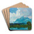 See mit Wolken (Chiemsee) by Julius Exter Art Drink Coaster set See mit Wolken (Chiemsee) by Julius Exter Art Drink Coaster set