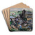 Esch an der Sauer, Gesamtansicht (Luxemburg) by Otto Geigenberger Art Drink Coaster set