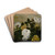 Still Life with Roses by Robert S. Duncanson Drink Coasters - set of 4 Still Life with Roses by Robert S. Duncanson Drink Coasters - set of 4