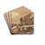 Capriccio of a Port Scene by Giuseppe Bernardino Bison Drink Coasters - set of 4